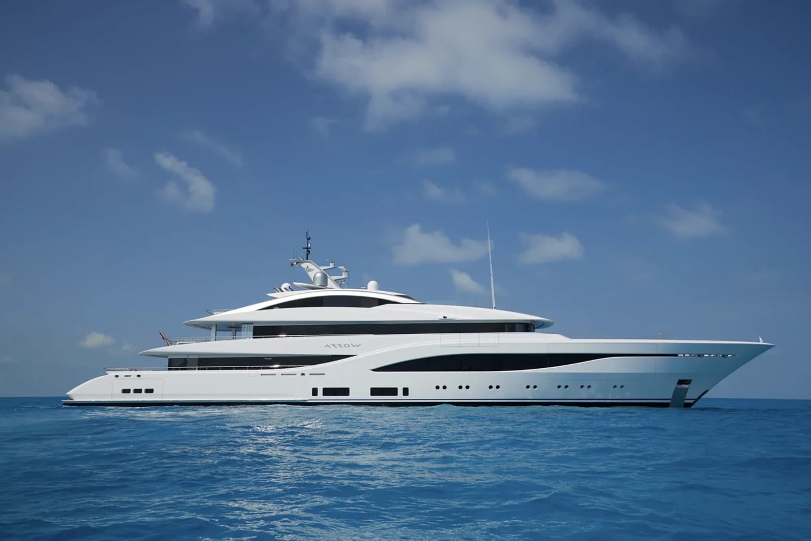 Arrow — 85m superyacht interior by H2 Yacht Design